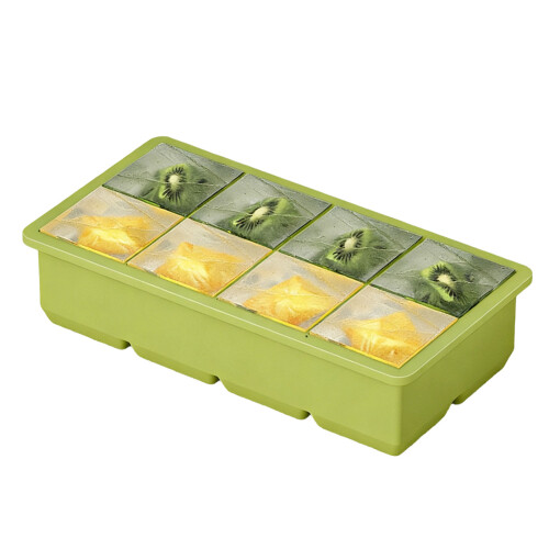 Silicone de catégorie comestible de grand plateau de-Vert 3