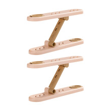 ĂtagĂšre Ă chaussures en ABS utile, conçue pour les espaces-Rose