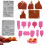 Round Square Rectangular Irregular Silicone Tray Molds For-B 3