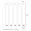 5Pcs Clear Acrylic Clay Thickness Gauge for Pottery Ceramic 3