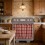 Handcrafted Check Pattern Oven Skirt-microwave oven design F 7