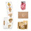 500Pcs Kitten Food Theme Sticker Removable Adhesive Wrapping 7
