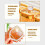 Rectangular 3 Sectioned Plastic Food Jar For-Porcelain white 5