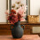 Artistic Ceramic Flower Vases Decorative Pottery-retro gray 5
