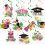 Ensemble de décoration de fête de Styles hawaïens,-9 décorations 2