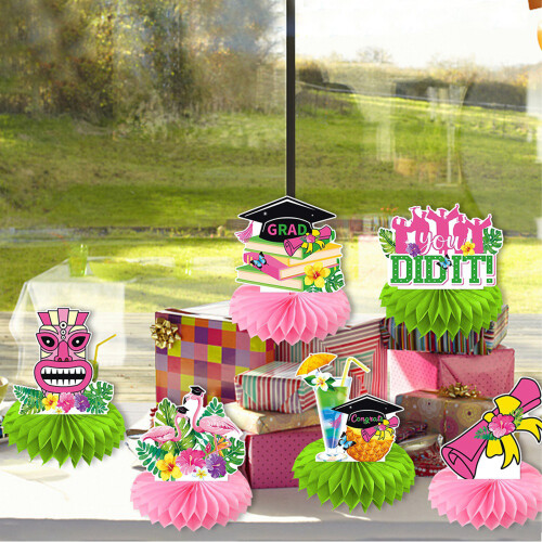 Ensemble de décoration de fête de Styles hawaïens,-9 décorations 2