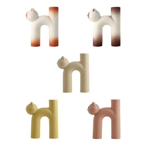 Cats Decors Decorative Flower Vases Cats Vases Table-2 1