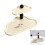 Double Layer Cloud Shape Shelf For Keys Jewelry And-Black 3