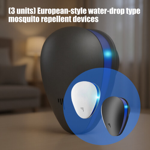 Tragbare Ultraschall-Gogga-Zapper, Wassertropfen-Stile,-Schwarz 2