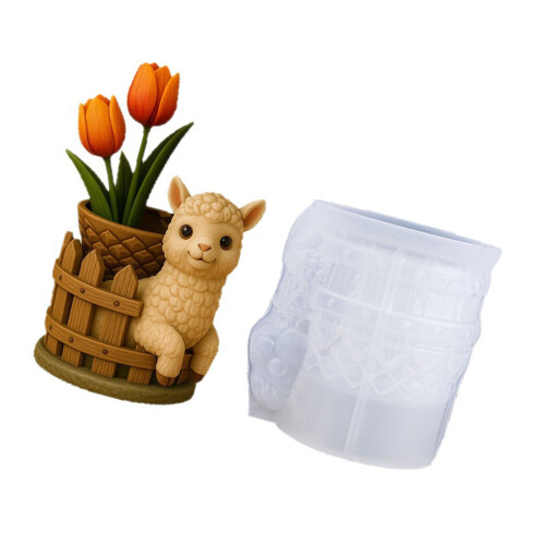 Pinecone Llamas Silicone Mould Great For Home Candle Making 1