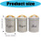 Boîte de rangement de cuisine scellée, 3 pièces, conteneur de 3