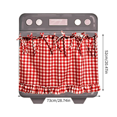 Soft Kitchen Curtain For Covering Appliances With Styles-C 2