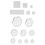6/9Pcs Clear Acrylic Stamper Blocks with-Straight 6 piece set 3