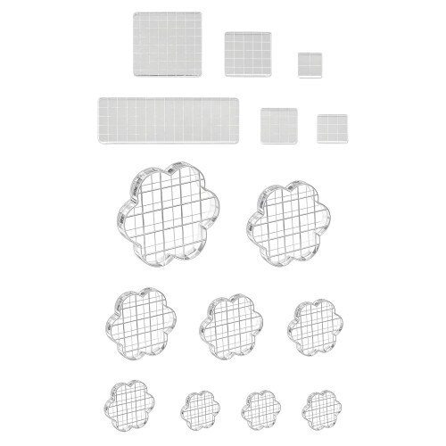Blocs de tampons de Scrapbooking-Ensemble droit de 6 pièces 2