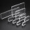 6/9Pcs Clear Acrylic Stamper Blocks with-Straight 6 piece set 5