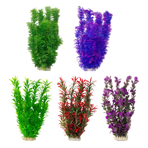 Reptiles Artificial Plant Terrariums-double green pine 1