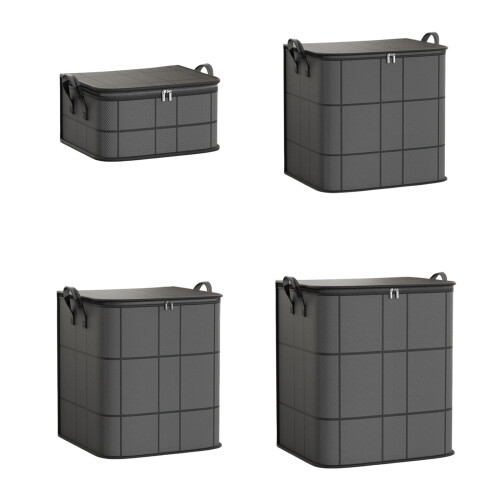 Oversized Laundry Storage Bag Reinforced Zippers And Handles-L 1
