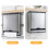Trash Can Space Saving Wall Mount Trash Can-primary color 3