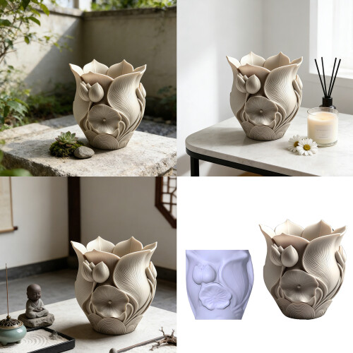 Moule floral en silicone polyvalent pour les amateurs de 1