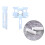 Vertical Blinds Replacement Parts,Vertical-Rotary Rod 12PCS 5