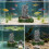3Pcs Realistic Damaged Building Model Fishtank Accessories Resin 2