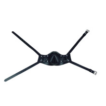 (One Size, Black) Adjustable Bondage Facewear PU Bdsm Facewear Restraints Adult Bedroom Toys for Women Pleasure Cosplay Props Accessories