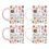 Coffee Cup For Hot And Cold Beverage Holding Hands-White 11oz 2