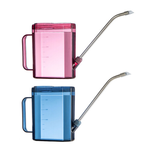 Clear Thickened Watering Pot With Long Nozzle And Visible-Pink 1