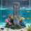 3Pcs Realistic Damaged Building Model Fishtank Accessories Resin 6