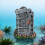 3Pcs Realistic Damaged Building Model Fishtank Accessories Resin 7