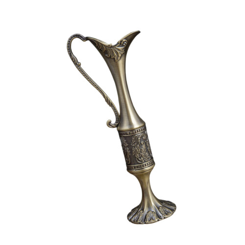 Moderne antike Metallvasen mit Griff, gravierte-Bronze