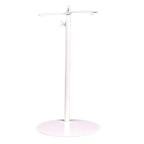 Support multifonctionnel de porte-fleurs en fer pour des-S Blanc