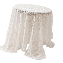 Romance Floral Lace Table Cover For Dessert Table And-140x230cm