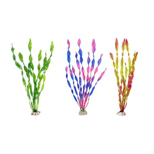 10PCS Artificial Green Spirals Plant Simulation Water-Purple 1