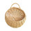 Artistic Open Weave Wall Hanging Basket Crafted From-cream S 1
