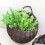 Handwoven Willow Wall Hanging Basket For-primary color L 5