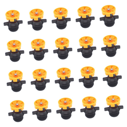 20Pcs Versatile Plastic Sprayed Heads For Optimally Garden