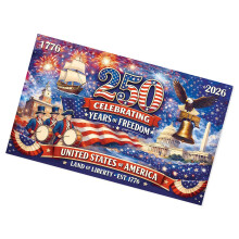 Waschbare patriotische Eventdekoration 250 Jahre amerikanisches