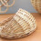 Artistic Open Weave Wall Hanging Basket Crafted From-cream S 7