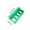 Multicolor Plastic Mounting Shelf Wall-Mounted Tool-Green 4