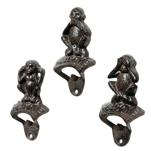 Creative Iron Monkey Designs Bottle Opener And Wall Hanger-8623 1