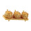 Condiment Holder Seasoning Storage Canisters With-three cans 1