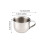 4 Miniature Stainless Steel Cups Smooth Surfaces Drinkware Ideal 3