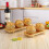 Condiment Holder Seasoning Storage Canisters With-three cans 4