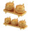 Condiment Holder Seasoning Storage Canisters With-three cans 6