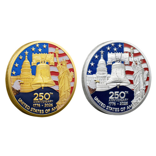 250e verjaardag Amerikaanse-Goud 1