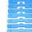 7-Piece Aluminium Gauge Block Set Blue 8