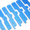 7-Piece Aluminium Gauge Block Set Blue 10