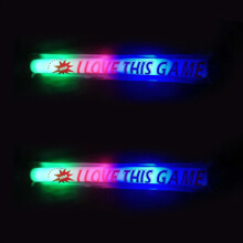 2 stuks kleurrijke LED-glowstick met knopschakelaars voor-B