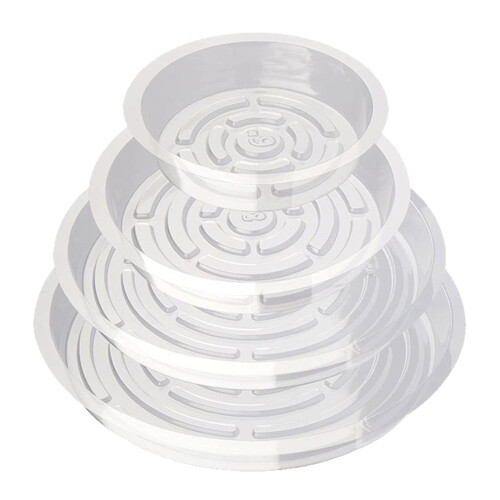 Practical Plastics Plant Pot Tray With Antislip-6 inches 1
